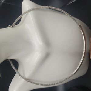 N2705 snake chain mesh‎ collar choker necklace stunning old Hollywood